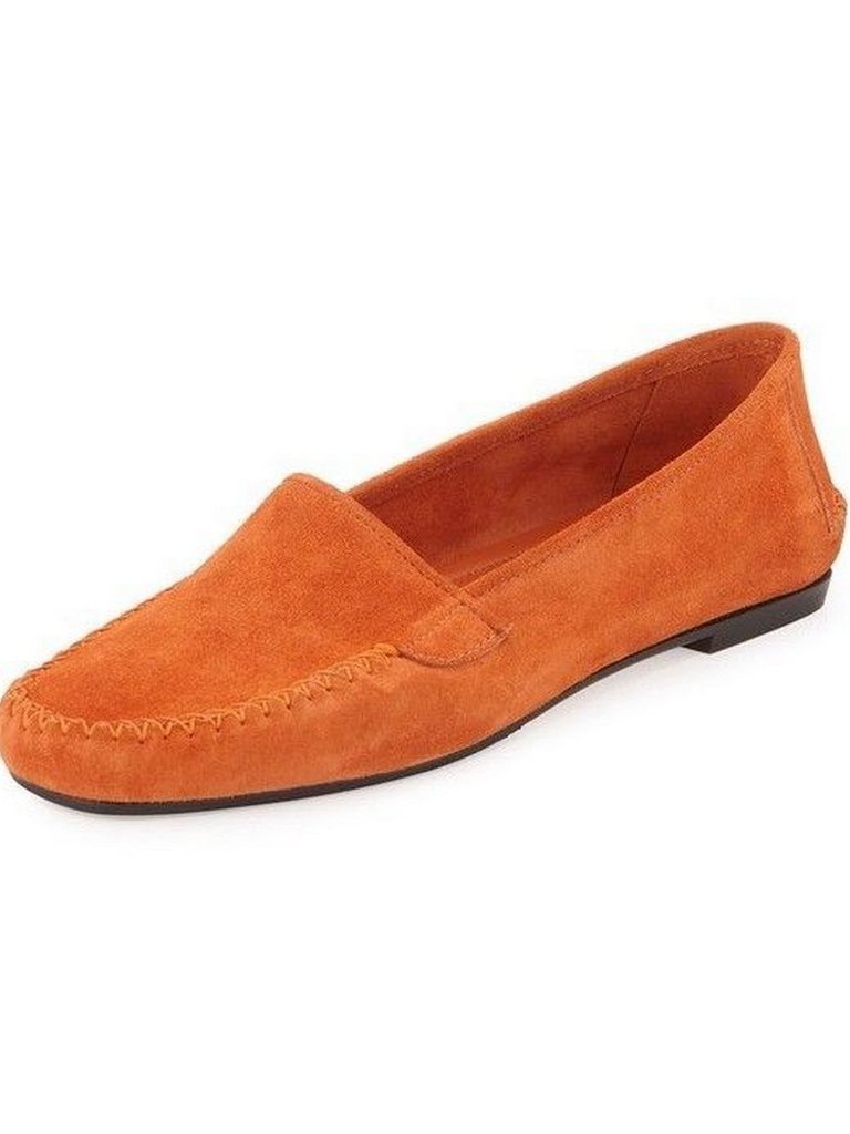 New Manolo Blahnik Suede Moccasin Driver Flats | Luxe Comfort, Work To Weekend